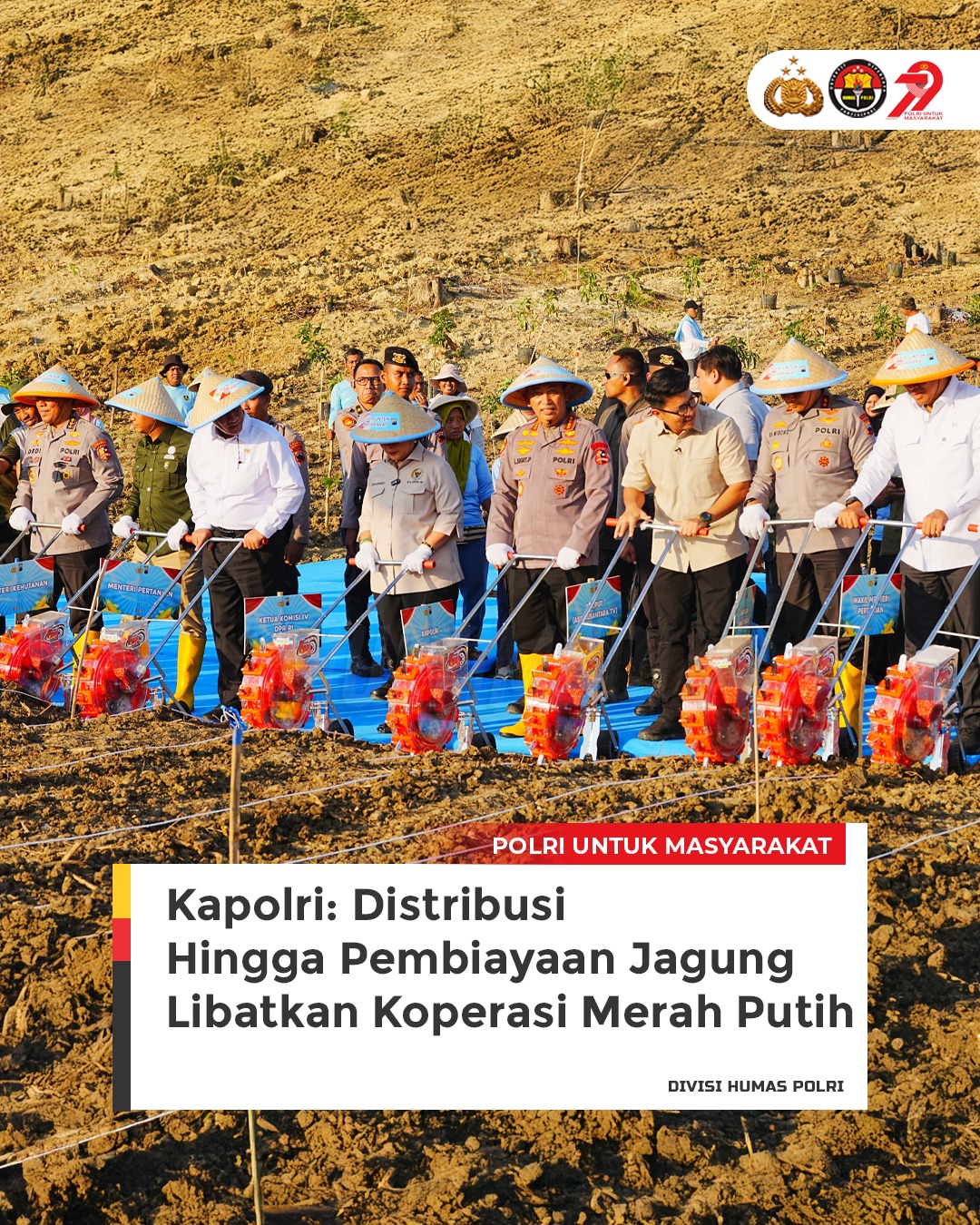 Kapolri Distribusi Hingga Libatkan Koprasi Merah Putih
