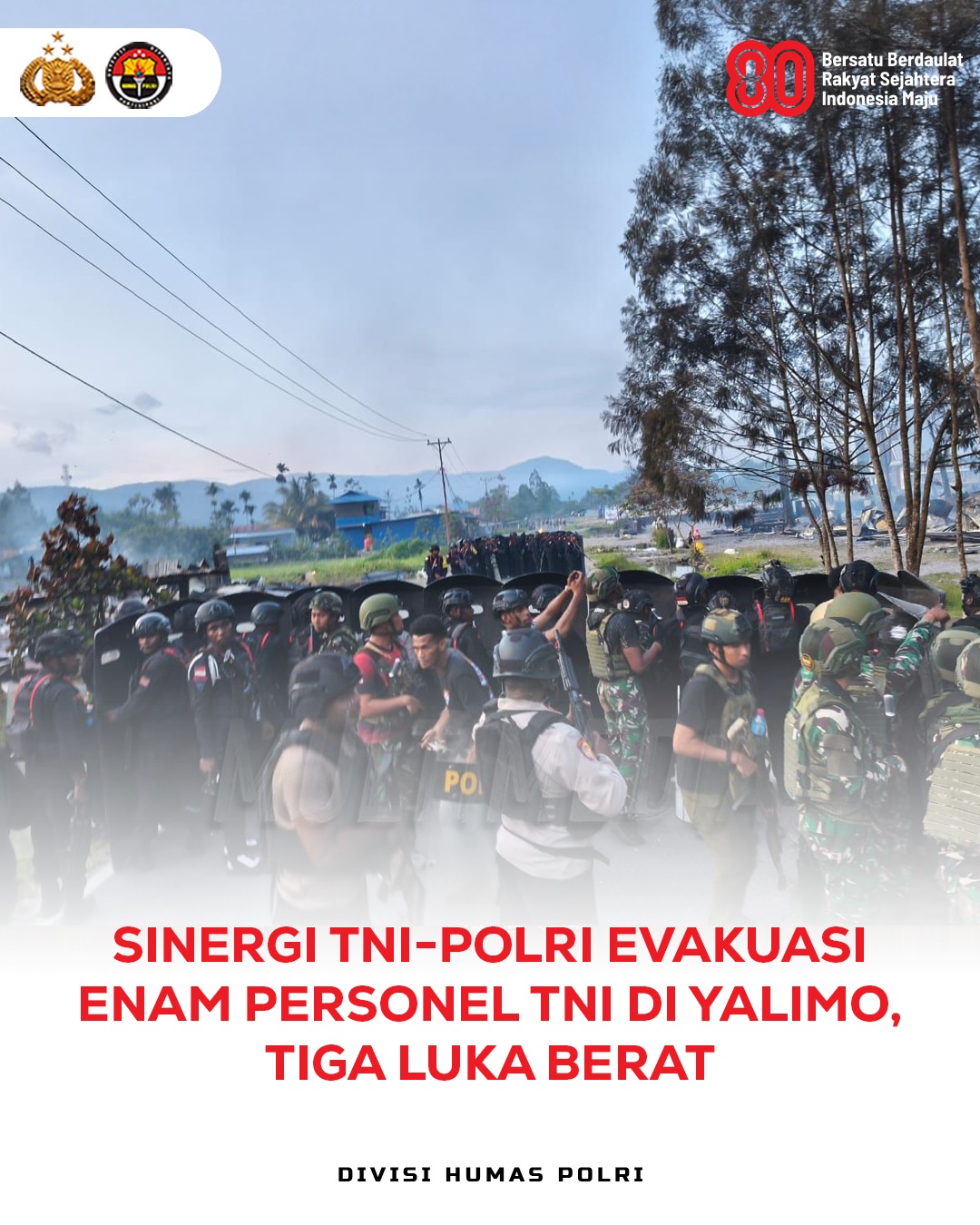 “SINERGI TNI-POLRI EVALUASI”