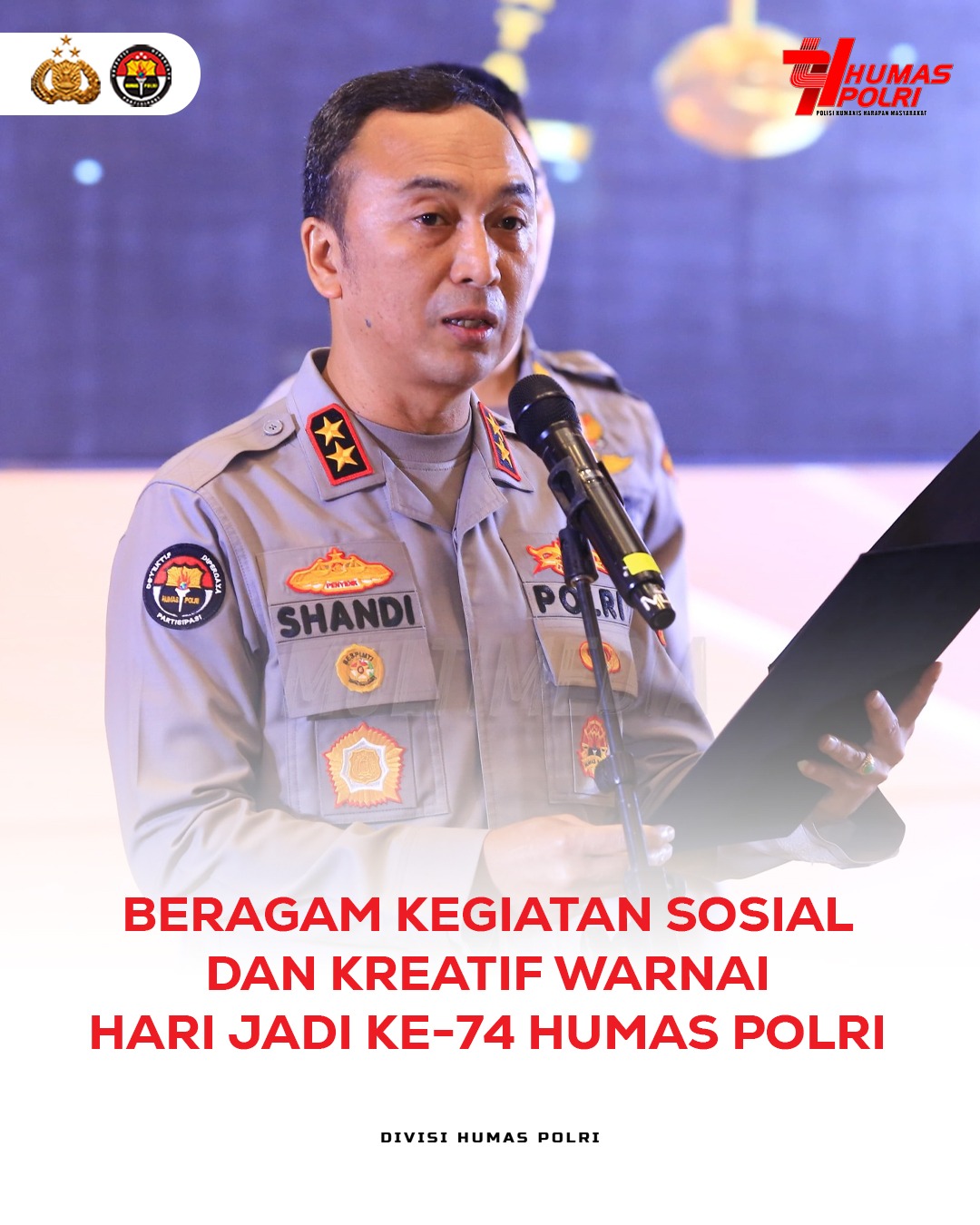 Humas Polri Siap Rayakan Hari Jadi ke-74 dengan Berbagai Kegiatan Kreatif dan Sosial