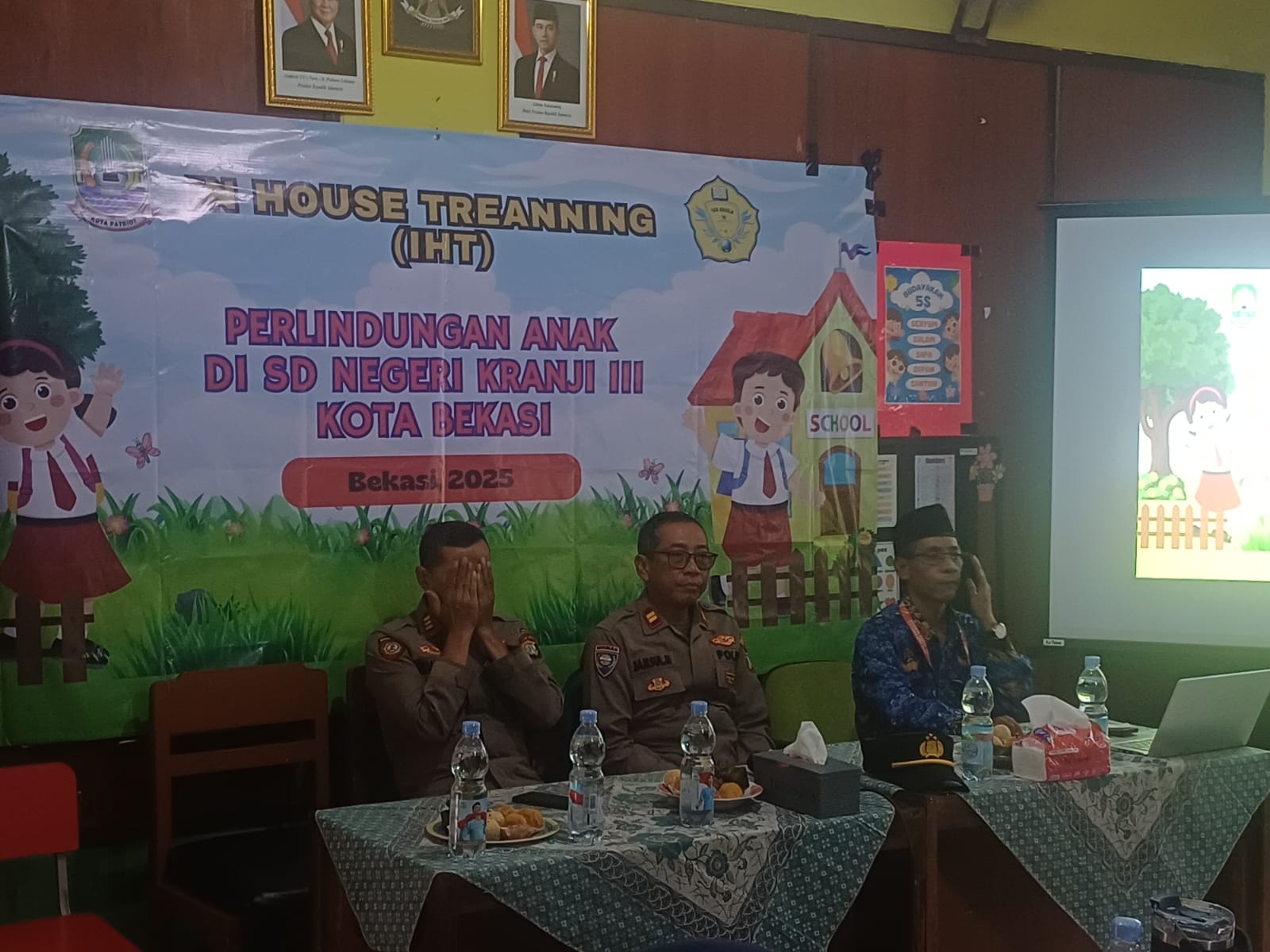 Cegah Bullying dan Pelecehan Seksual, Polsek Bekasi Barat Beri Pembekalan Guru SD Kranji 3