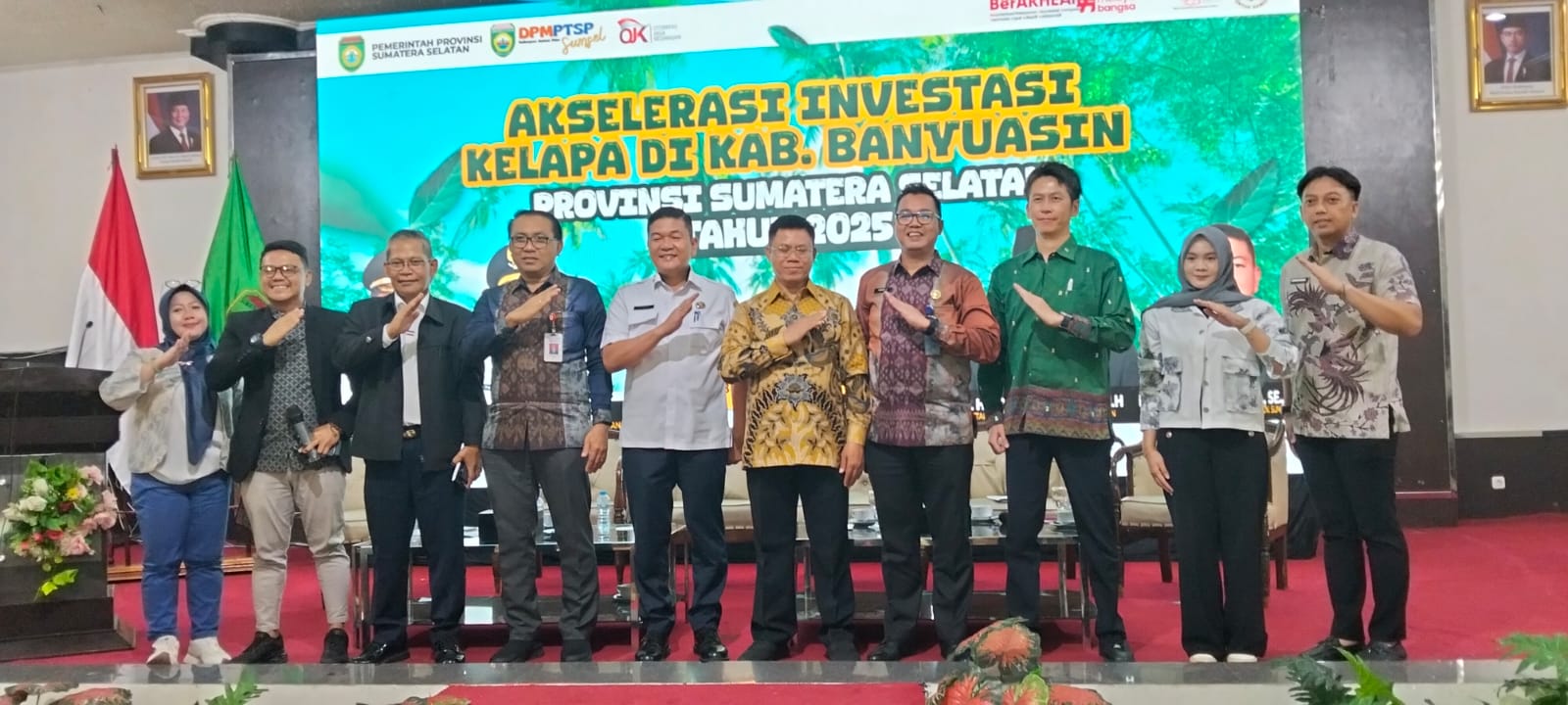 Green Power Palembang Hadir dalam Business Matching Dorong Akselerasi Investasi Kelapa di Kabupaten Banyuasin