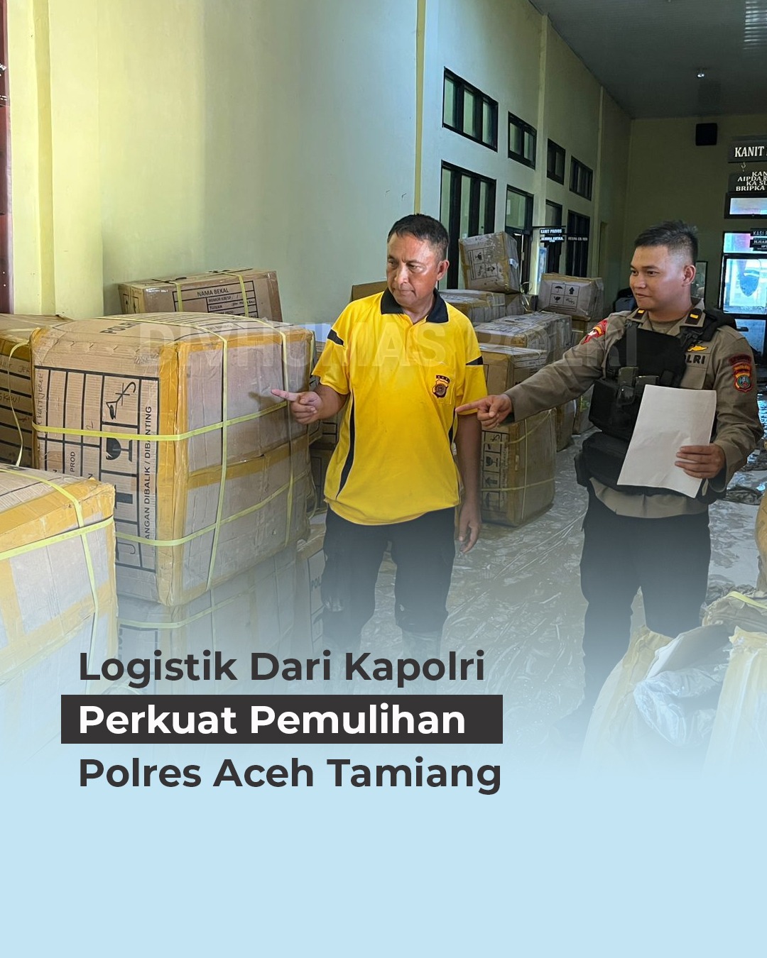 Bantuan Logistik Kapolri untuk Polres Aceh Tamiang: Perkuat Operasional Kepolisian di Tengah Bencana