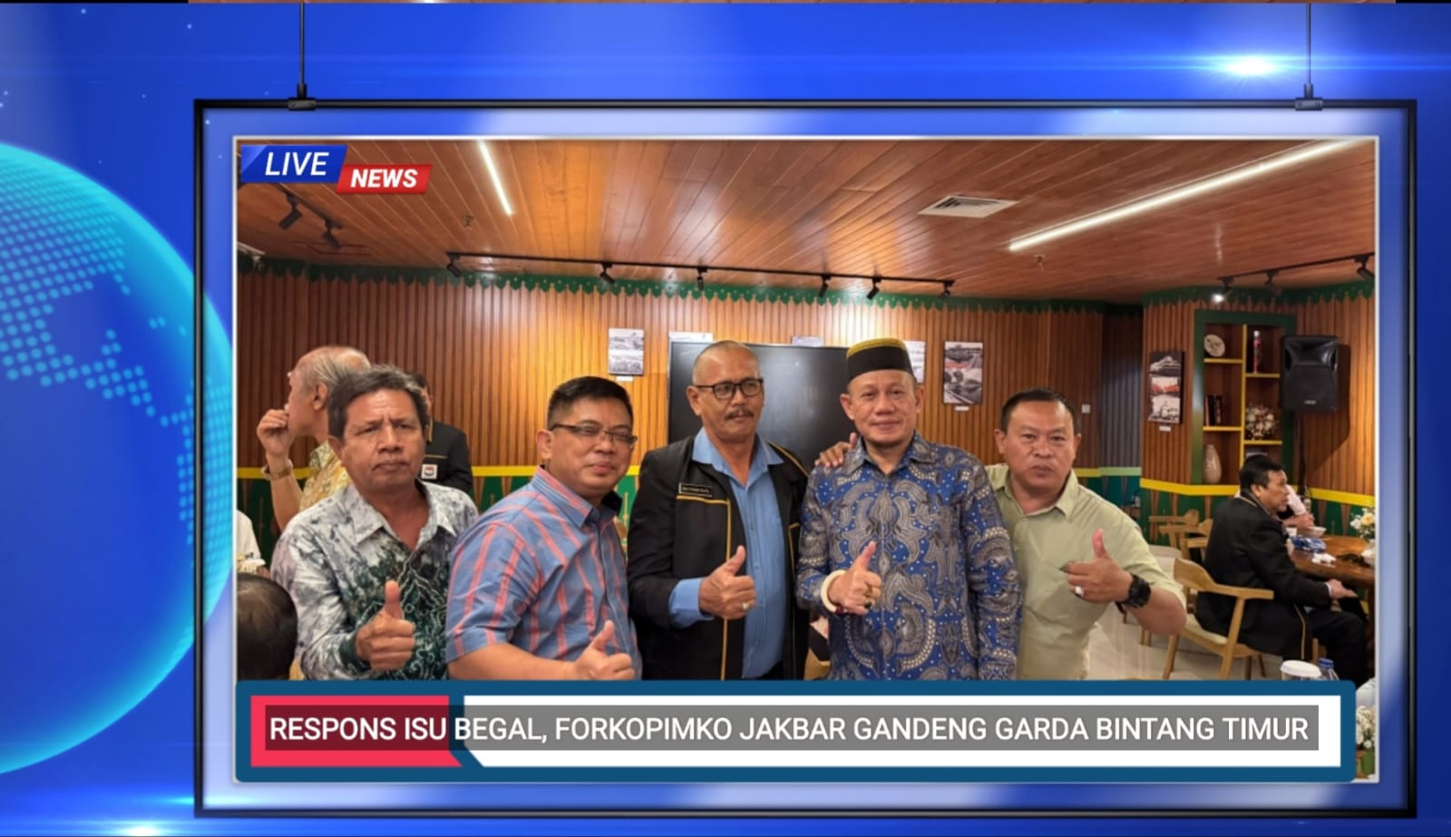 FORKOPIMKO JAKARTA BARAT GANDENG GARDA BINTANG TIMUR DAN TOKOH MASYARAKAT DALAM ACARA “NGOPI BARENG” UNTUK ATASI MARAKNYA BEGALJAKARTA BARAT