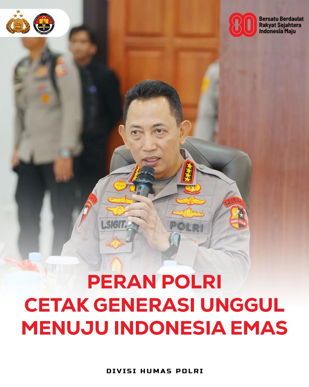 Peran Polri Cetak Generasi Unggul Menuju Indonesia Emas