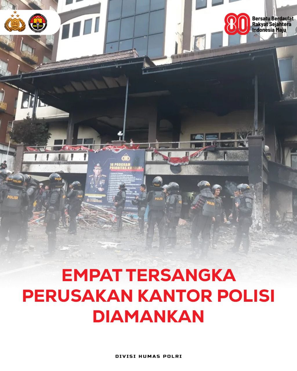 “EMPAT TERSANGKA DI AMANKAN”