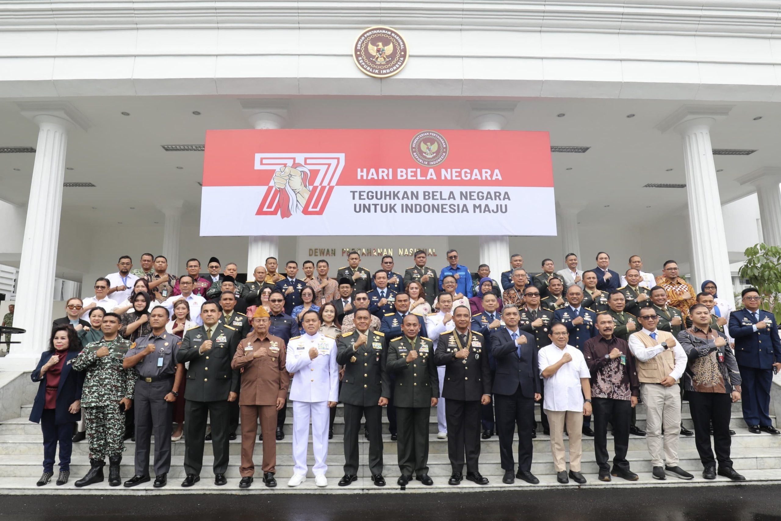 KOGAPHAN Ikuti Upacara Hari Bela Negara ke-77 di Kementerian Pertahanan, Teguhkan Komitmen Pertahanan Semesta*