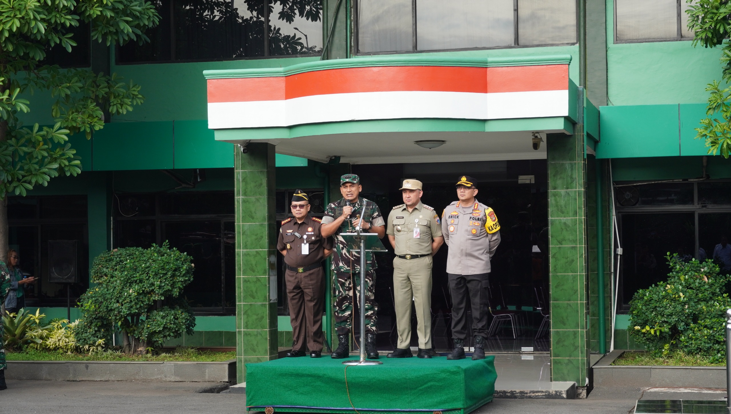 Kodim 0502/Jakarta Utara Gelar Patroli Gabungan 3 Pilar Jelang Pergantian Tahun