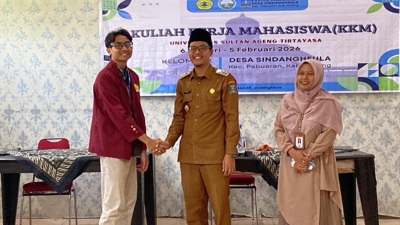 Pemdes Sindangheula Sambut 19 Mahasiswa KKM Tematik Untirta Kelompok 99 Tahun 2026