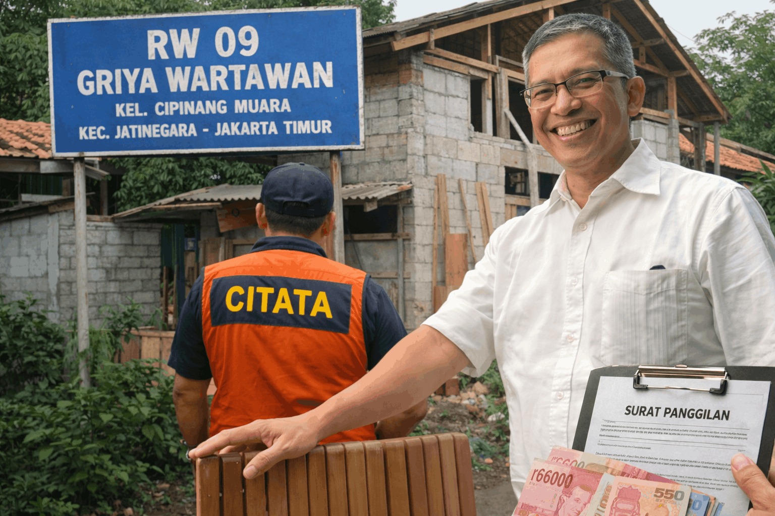 Renovasi Rumah Tanpa Penambahan Bangunan Dipanggil Citata, RW 09 Griya Wartawan Minta Penjelasan
