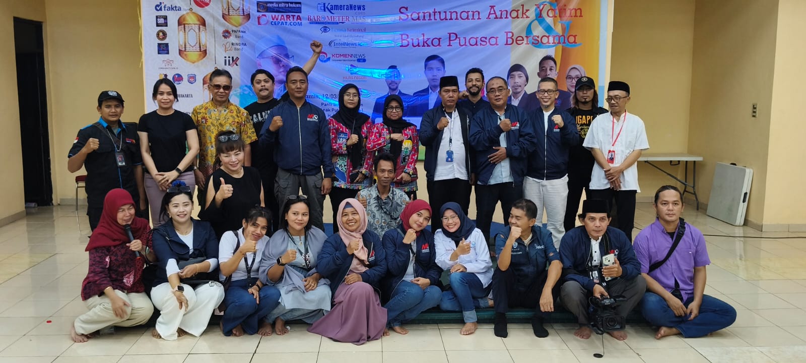 Silaturahmi dan Perkenalkan Organisasi ke Masyarakat, MIO Jakarta Timur Gelar Bukber dan Santunan Anak Yatim