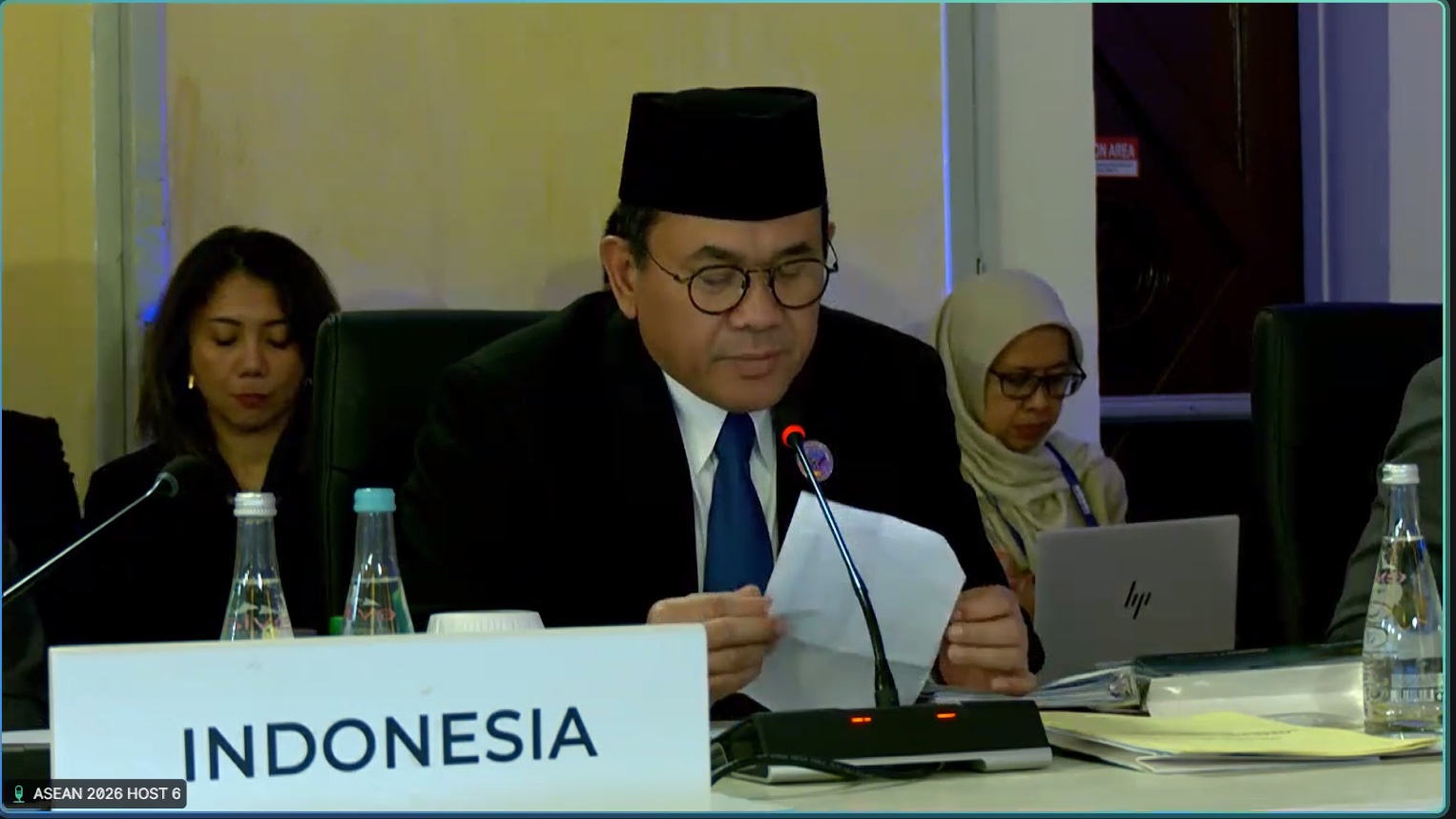 Pertemuan Joint AMM-AEM, Indonesia Serukan ASEAN Solid dan Terbuka di Tengah Ketidakpastian Global