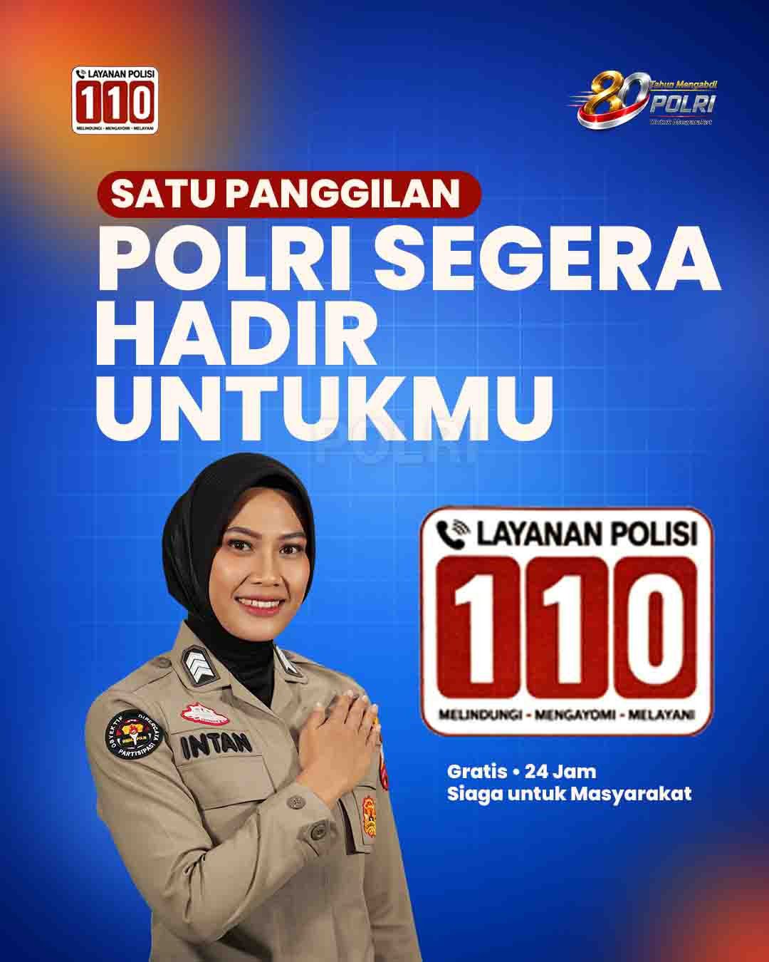 Polri Ingatkan Masyarakat Manfaatkan Call Center 110 untuk Darurat, Tegaskan Sanksi Bagi Laporan Palsu