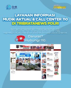 Perlu Bantuan Polisi Cepat? Call Center 110 Polri Kini Terintegrasi di TribrataNews